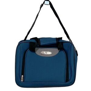 TRAVEL SELECT - NWT -‎ GREENISH TEAL - MESSENGER BAG - LAPTOP BAG - SPORTS BAG